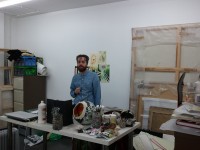 Studio visit: Jack Duplock and BA: Architecture; Spaces and Objects students
