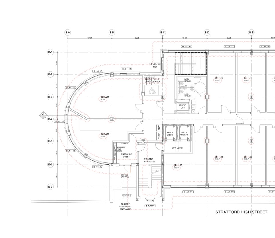 Warton House floor plan